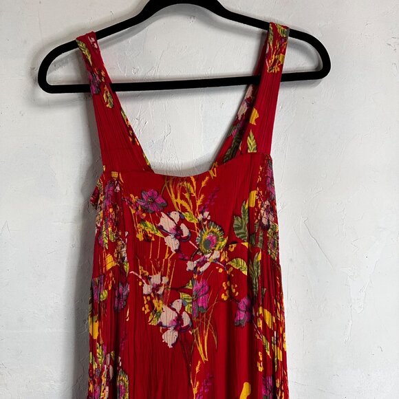 Free People One Aloha Womens Small Wide Leg Jumpsuit Romper Boho Hippie Edgy - Picture 2 of 10